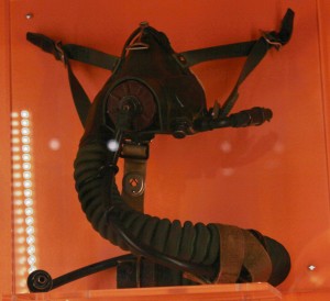 Gagarin's pilot oxygen mask KM-32-12, 1960-68